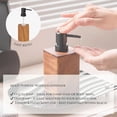 thumbnail image 6 of Bath Hand Soap & Lotion Dispenser ACACIA 10 FL OZ Brown and Black, 6 of 8