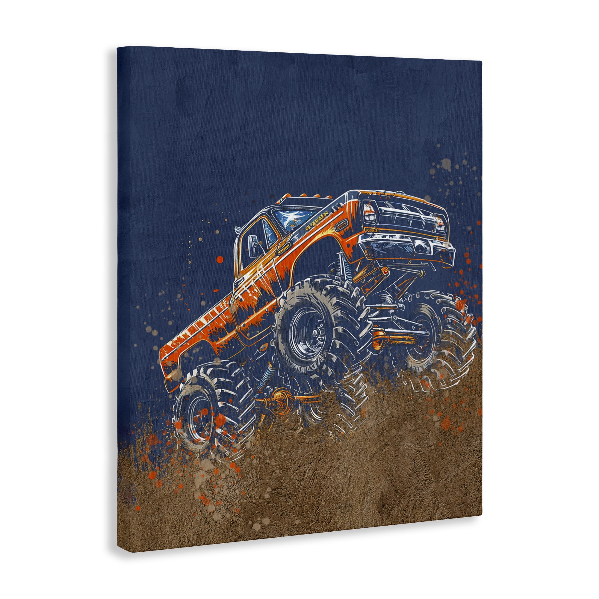 My Jam Monster Truck Canvas Wall Art, design by Kim Allen