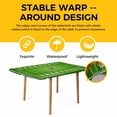 thumbnail image 4 of Rugby Sport Table Cloths for 4 Foot Rectangle Tables, American Football Field Stadium Patio Waterproof Elastic Fitted Tablecloths, Washable Rectangular Table Cover for Camping, 4 of 8