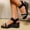 Sky Blue, variant on UP to 65% off Sandals for Women, Xunlbb Women's Fashion Casual Lace Spring And Summer New Open Toe Wedge Sandals(Black,Size:36)
