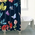 thumbnail image 5 of Waterproof Pioneer Shower Curtain 72x84 Inch Polyester Unique Cute Floral Shower Curtain for Bathroom Hotel Home Decor with 12 Plastic Hooks, 5 of 5