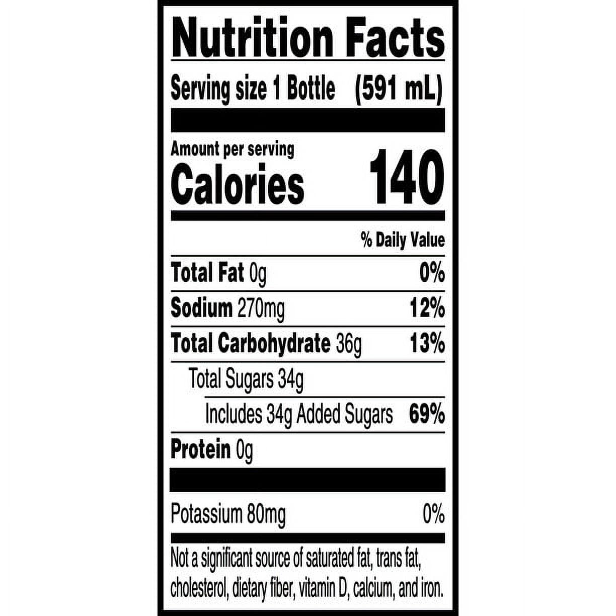 Gatorade Thirst Quencher Fierce Glacier Cherry Sports Drink, 20 oz Bottles, Quantity of 24