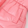 thumbnail image 5 of XIMIN Kids Girls Coat Hooded Thermal Waterproof Windproof Puffer Jacket Fleece Lined Zip up Long Jackets with Pockets Teen Fall Winter Warm Snow Clothes, 5 of 8