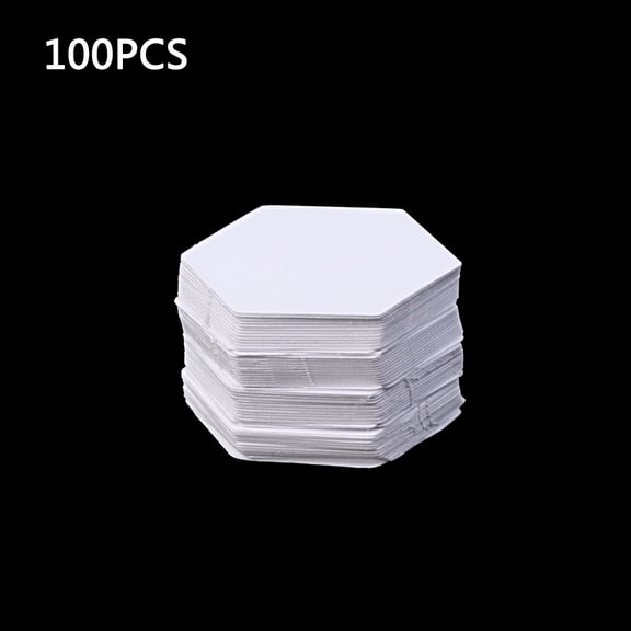 Hexagon Templates Set of 100 Paper Quilting Template Accessories Supplies for DIY Craft Projects Different Sizes Supply