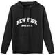 thumbnail image 1 of Sudadera con Capucha de Estampado "NEW YORK AMERICA", 52% Algodón 48% Poliéster para Hombres y Mujeres, 1 of 5