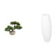 thumbnail image 1 of Árbol bonsái artificial,Bonsái artificial para decoración de escritorio o interior,Cubierta de lámpara de pie,Lámpara de pie decorativa con pantalla de papel de arroz,Lámpara de pie, 1 of 8