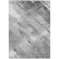 thumbnail image 2 of Addison Rugs Chantille Indoor/Outdoor Transitional Stripes Gray Washable Rectangle Rug, 10' x 14', 2 of 6