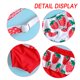 thumbnail image 3 of Traje de baño para bebé, traje de baño para niñas pequeñas, traje de baño para niñas con un solo hombro + traje de baño con parte inferior de cintura alta (2 piezas), 3 of 6