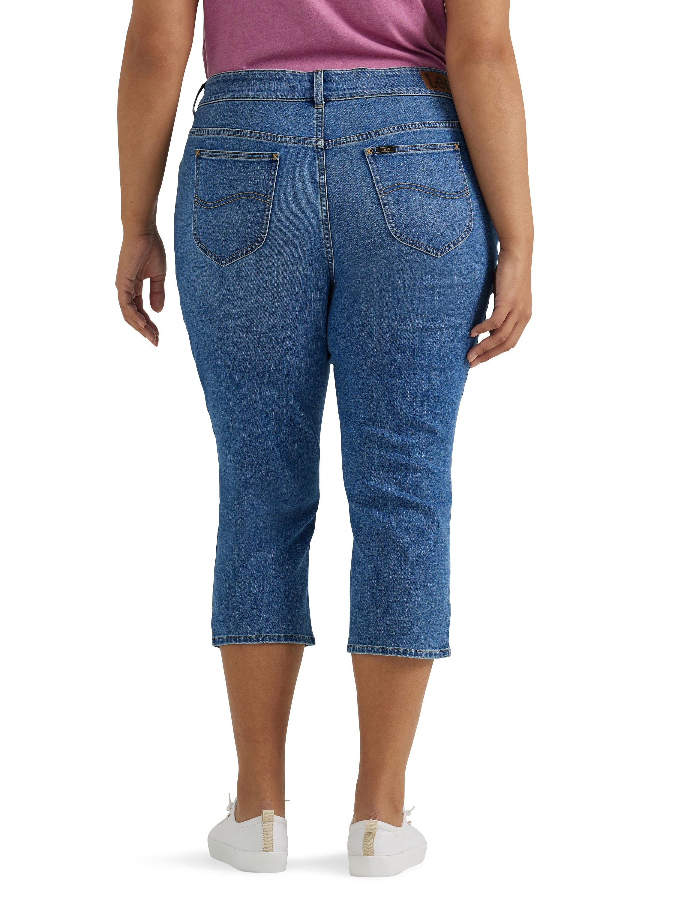 りーまー Lee Women's Plus Midrise Capri - Walmart.com