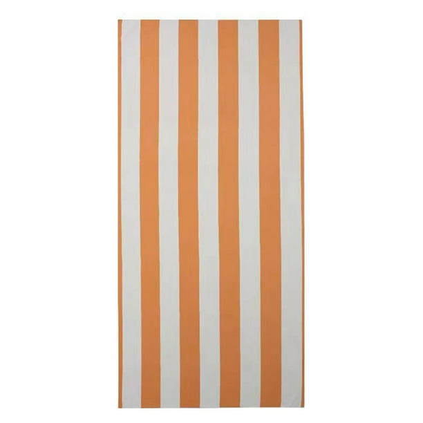 Toalla de playa, toalla de piscina, toalla de playa para nadar, microfibra extragrande súper absorbente Naranja