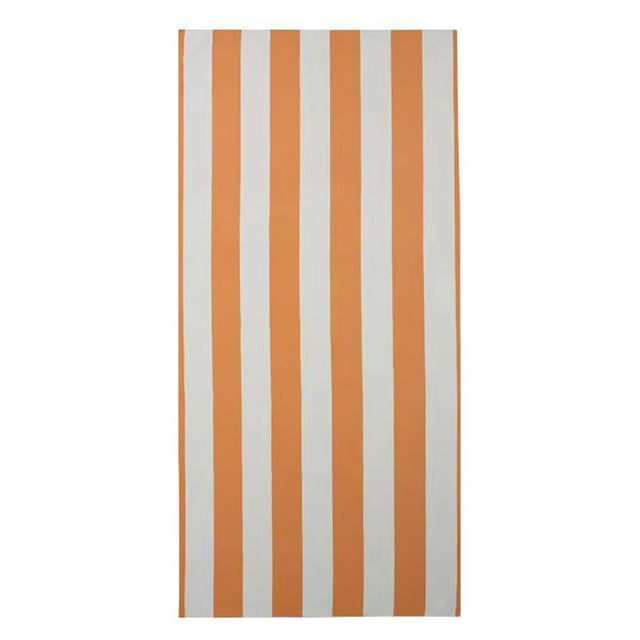 Toalla de playa, toalla de piscina, toalla de baño, toalla de piscina para viajes de verano, dormitorio, gimnasio Naranja