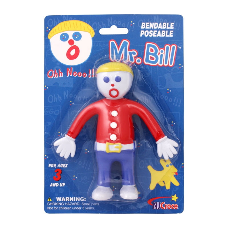 Cartoon Character Mr. Bill Bendable Figurine Toy