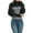 Black, variant on Women Shawl Cape Knitwear with Fringe Bat Sleeve Pullover and Striped Top for Spring Autumn Winter Fashion Navy,One Size