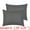 Dark Gray, variant on Unique Bargains Pillow Cases with Envelope Closure Pillow Covers 2 pcs Standard White