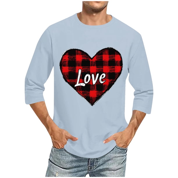 Blusas y camisas de manga larga con cuello redondo para hombre, blusa informal con cuello redondo y manga corta, blusa estampada de poliéster para hombre.