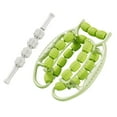 thumbnail image 4 of Masajeador de piernas con rodillos musculares, 23 ruedas, pinzas circulares para piernas, varilla de masaje para manos, cuello y hombros, ideal para Verde, 4 of 8