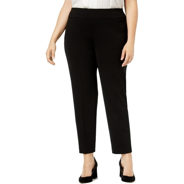Nine West - Nine West Womens Plus Office Workwear Pants - Walmart.com ...