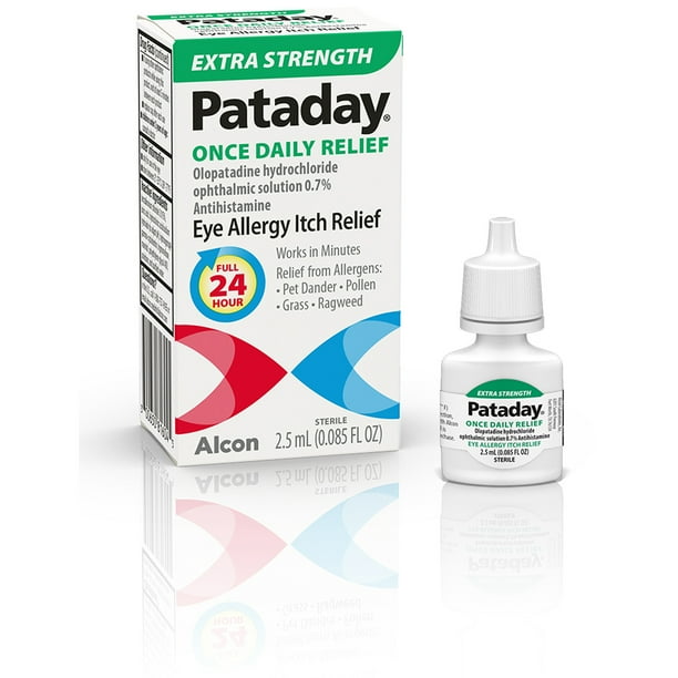 Pataday Once Daily Extra Strength Eye Care Allergy Relief Eye Drops, 2.