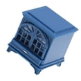 thumbnail image 4 of Bunblic 1/12 Maison de Poupée Cheminée Miniature Vintage avec LED Maison de Poupée Accessoires de Décoration Mini Cheminée pour Maison de Poupée Accessoires Bleu, 4 of 8