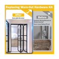 thumbnail image 4 of Bifold Door Hardware Kit, 2 Pack Repair For Bi-fold Door Sliding Door Closet Door, 4 of 5