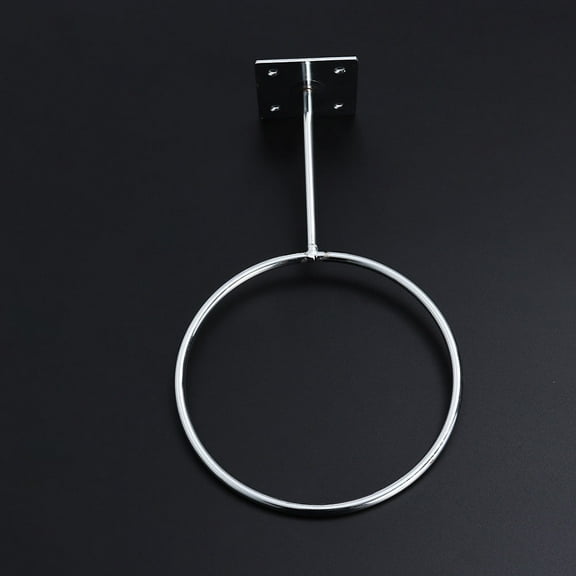 OUNONA Basketball Storage Stand Display Rack Stainless Steel 2Pack Silver for Fan Gear