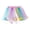 Pink, variant on Skirts for Kids Girls Print Ruffle Tulle Bowknot Elastic Waist Skorts Summer Dance Performance Half Body Skorts