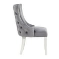 thumbnail image 3 of Plata Import - STONEFORT DINING CHAIR - STEEL LEGS IN GREY, 3 of 3