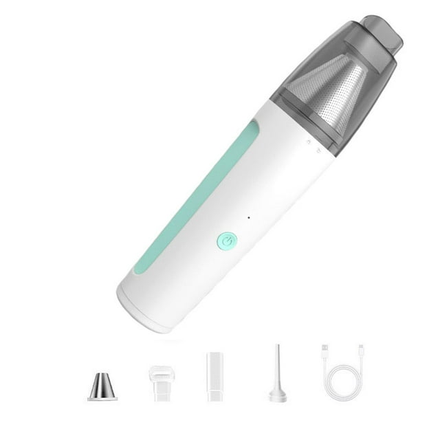 Aspirador inalámbrico de pared, funcional, con potente succión y soplado, soplador doméstico portátil de alta potencia y tamaño pequeño.