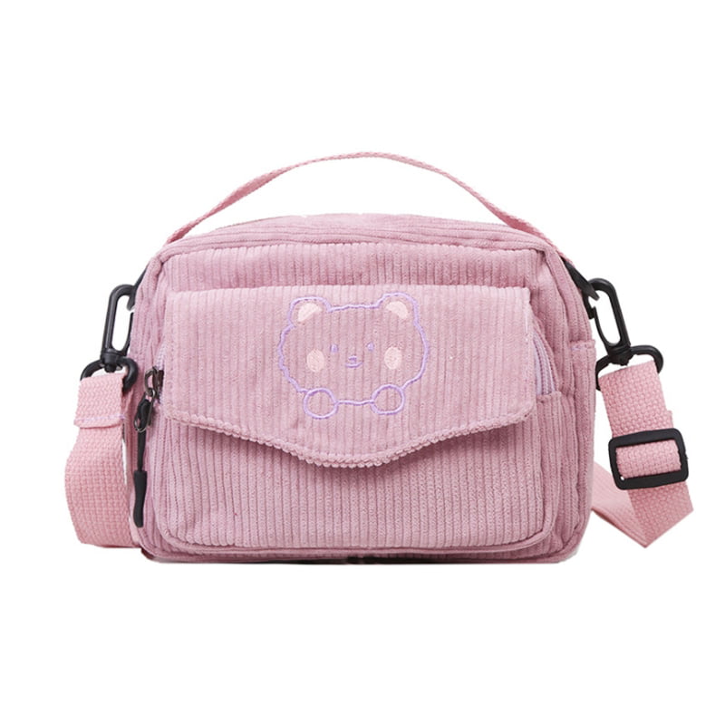 Lolita Cute Bear Satchel Cross Body Bag Women Messenger Shoulder Bag Backpack 