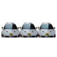 thumbnail image 2 of Transemion Elegant And Stylish Simulation White Rose For Wedding Decorations Effective Decorations Polyester yellow 3Set, 2 of 6