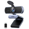 thumbnail image 1 of UGREEN 4K Webcam for PC Ultra HD 1080P 60FPS Web Camera with Microphone, Privacy Cover, 70&Acirc;&deg; Fov, PDAF Autofocus, USB A and USB C Adapter, Plug & Pl, 1 of 7
