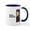 White/Navy Inside, variant on CafePress - Chaucer Gladly Lerne Mug - 11 oz Ceramic Mug - Novelty Coffee Tea Cup