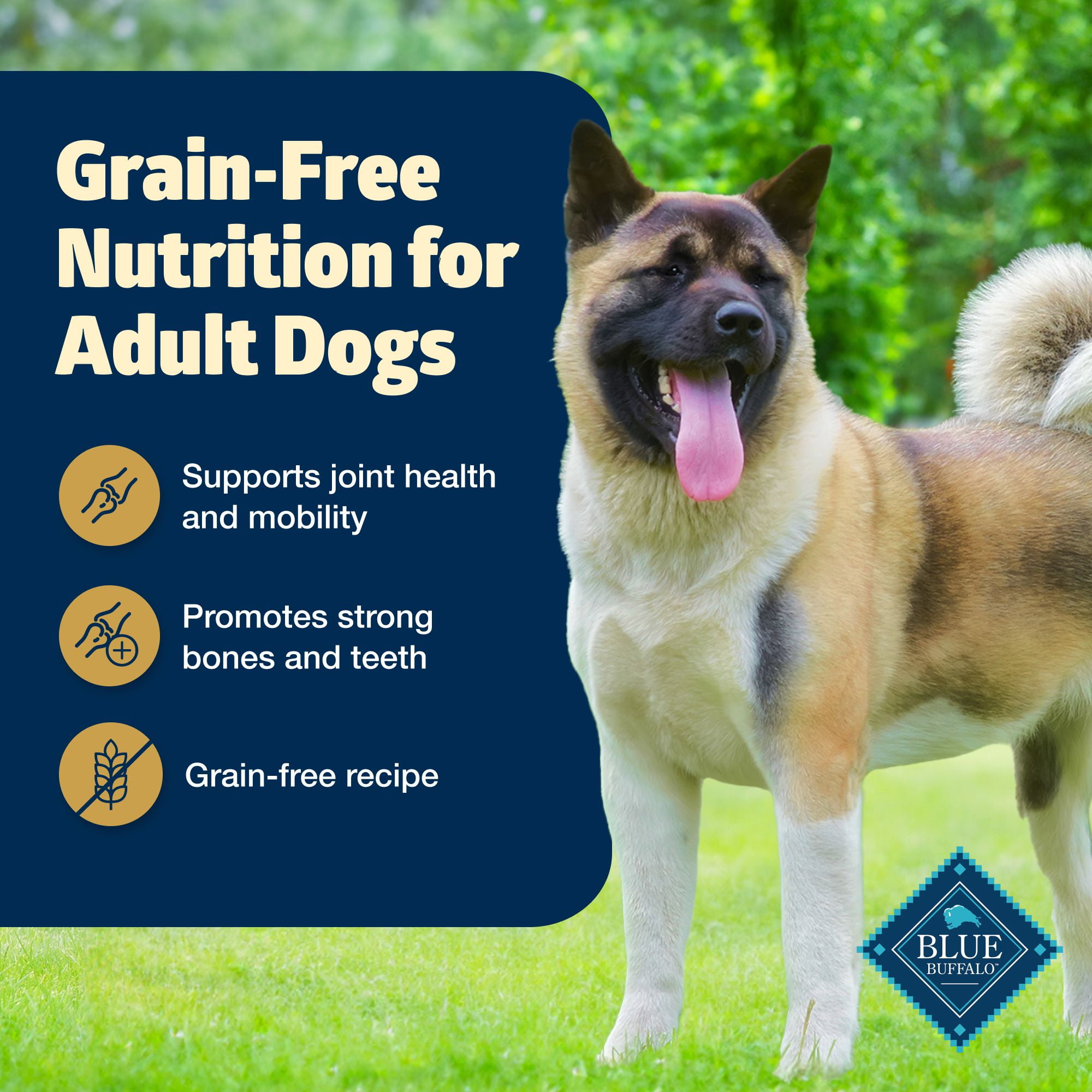 Blue Buffalo Freedom Grain Free Healthy Weight Dry Dog Food Chicken Potatoes 24 lbs. Walmart