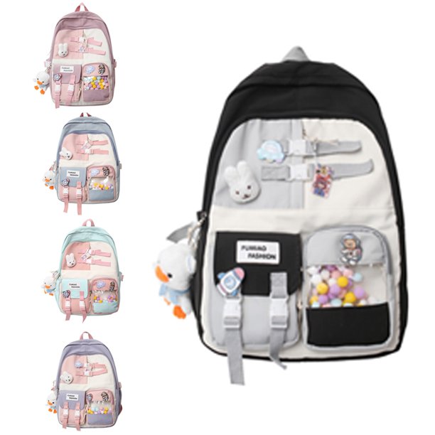 Japanese High School Girls Backpack School Bags for Teenage Girls Multi