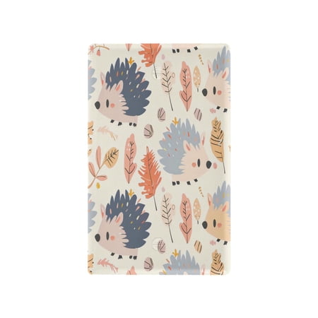 Switch Panel Switch Decoration 2.76x4.53x0.28 Inches Unused Outlet Cover Switch Plate Wall Plates Living Room Kitchen Bedroom Study Switches Cute Hedgehog