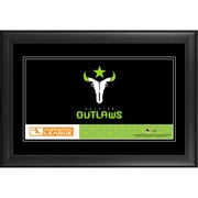 Houston Outlaws Framed 10" x 18" Overwatch League Team Logo Panoramic Collage