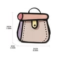 thumbnail image 3 of Xihbxyly Artículos En Oferta Bolso Bandolera En Color Cadete En Forma de Corazón y Forma de Pastel de Chica de Anime Binario, 3 of 7