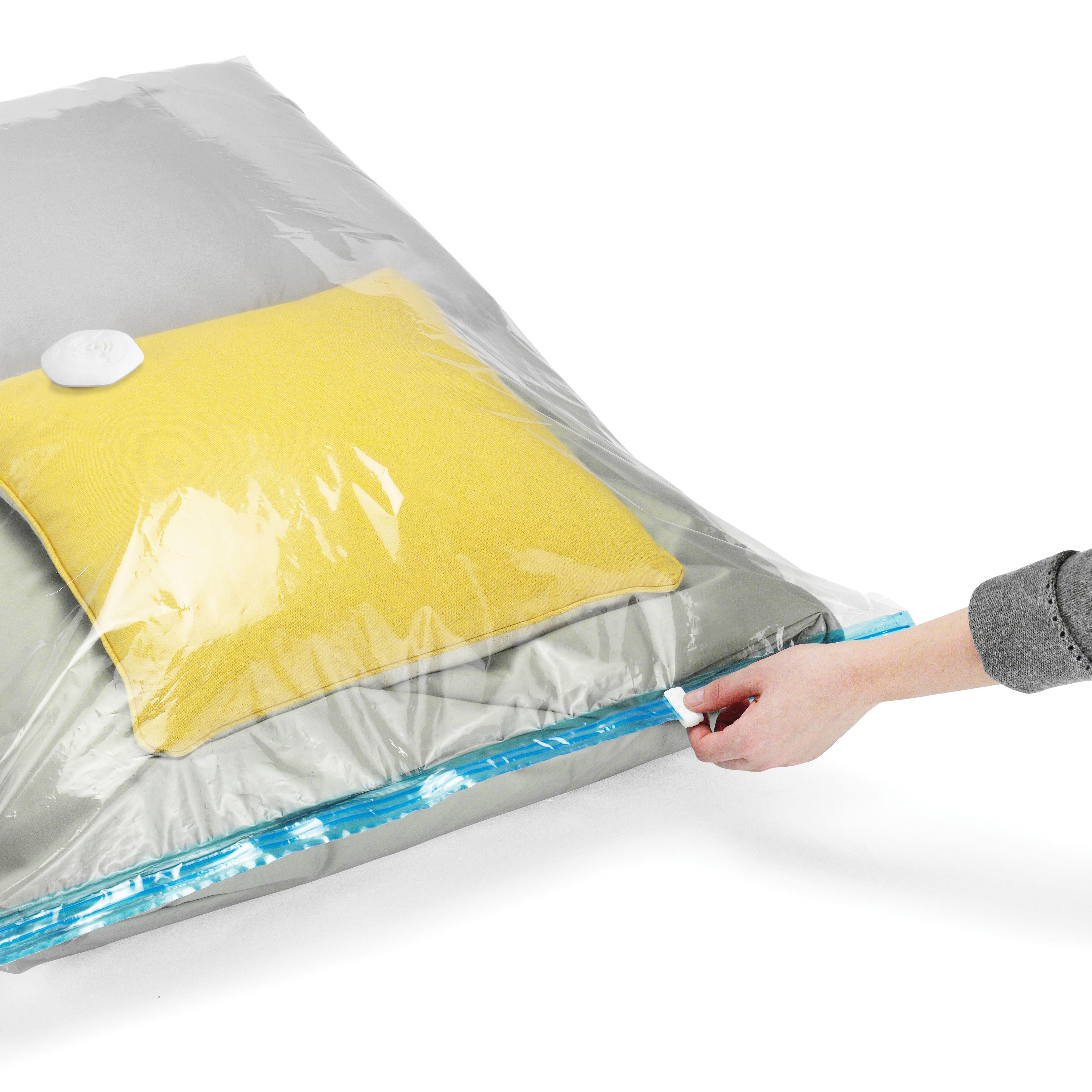 Whitmor Spacemaker 1 Piece Closet Vacuum Bag - Large - Clear - Assembled 24 W x 38 H inches