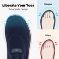 thumbnail image 5 of Fittington Men's Wide Slip on Walking Shoes - Hands Free Lightweight Sneakers with Arch Support & Cushioned Sole, Easy on & off, 5 of 11