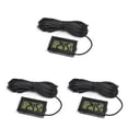 thumbnail image 4 of Methold Termómetro digital con sonda temperatura humedad LCD impermeable 5V 12V bebé baño incubadora indicador para interior negro Type1 NO1, 4 of 6