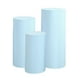 thumbnail image 2 of 3x cubiertas de pedestal de postre cilíndricas Cubiertas de soporte de pedestal cilíndrico Pedestal cilíndrico azul claro, 2 of 9