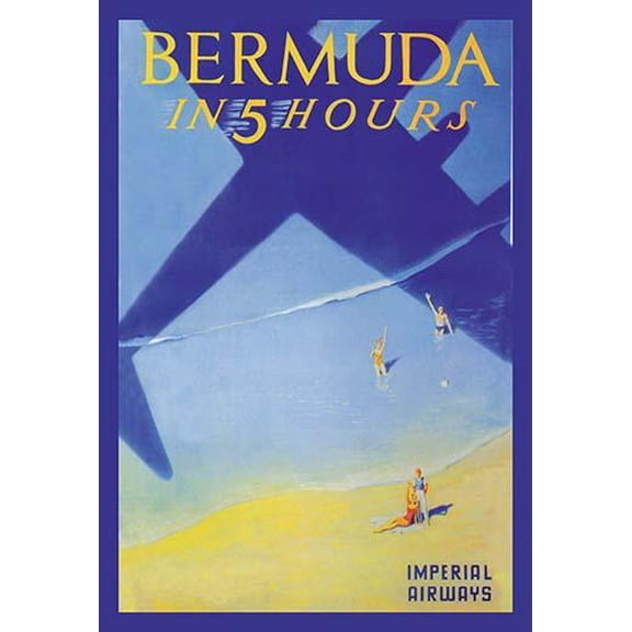 Bermuda in 5 Hours Museum quality giclee print canvas wrap(20" x 30")