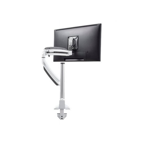Chief Kontour K1C Series K1C120W - Stand - adjustable arm - for LCD display - aluminum - white - screen size: 10"-30" - clamp mountable - TAA Compliant