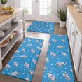 thumbnail image 2 of Pioneer Flower Floral Print Pattern Kitchen Rugs Sets Of 3,Kitchen Runner Rugs Non Skid Washable,Decorative Kitchen Floor Mats for Kitchen,Sink,Laundry,17X30 Inch + 17X47 Inch + 17X59 Inch, 2 of 6