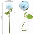 thumbnail image 7 of MAMOWEAR Artificial Flowers, Silk Chrysanthemum Ball Lifelike Fake Flowers Bouquets Hydrangea for Wedding Bridesmaid Home Decor, 7 of 7