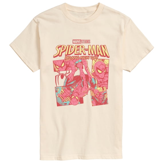 Spider-Man: BND - Panels Men's Short Sleeve Graphic T-Shirt