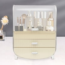 Makeup Organizer Large Makeup Organizer Cosmetics Skincare with Lid and Drawers 11.2*7.5*14.2in