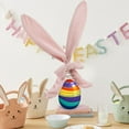thumbnail image 4 of Easter Tree Topper Bunny Ears,14in Christmas Tree Top Decoration Spring Plush Metal Rabbit Ornament for Cute Spring Easter Trees Holiday Home Decoration Party Supplies, 4 of 7