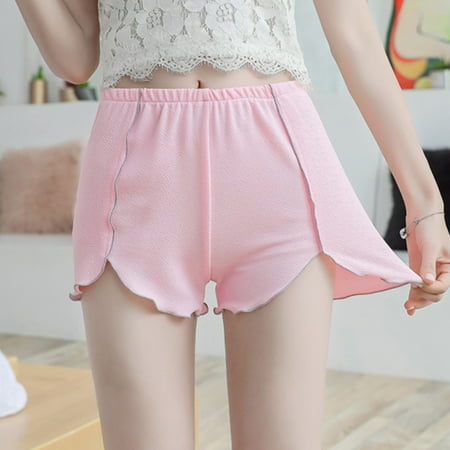 

CFXNMZGR Sleepwear For Womens Pajamas For Women Fashion Women Slim Pants Casual Solid Stretchy Underwear Shorts Safety