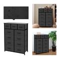 thumbnail image 5 of AZL1 Life Concept 11-Drawer Dresser, Fabric Storage Tower for Bedroom, Living Room, Large Tall Dressers for Bedroom with Wooden Top and Metal Frame, Bedroom Dressers & Chests of Drawers, Dark Grey, 5 of 7